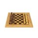 SW4234H Manopoulos Olive Burl Chessboard 34cm with wooden Staunton Chessmen in Luxury Wooden Box 2