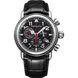 Часы наручные мужские Aerowatch 83939 AA05 кварцевые с хронографом и датой, черный кожаный ремешок 1