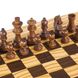 SW4234H Manopoulos Olive Burl Chessboard 34cm with wooden Staunton Chessmen in Luxury Wooden Box 5