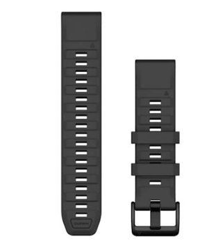 Ремінець Garmin QuickFit 22 Graphite для смарт-годинників Fenix 7, Instinct 2, Forerunner 965, MARQ