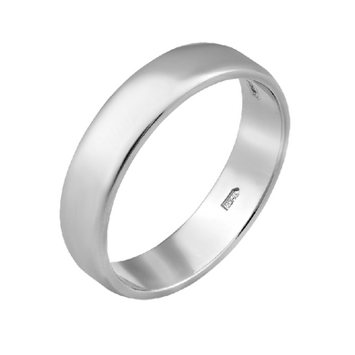 Серебряное обручальное кольцо 22