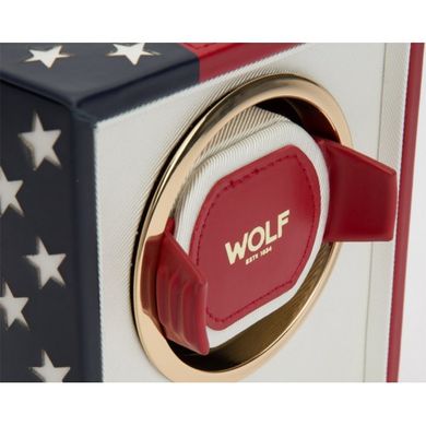 Мувер для часов Wolf серии Cub Single, американский флаг (Великобритания)