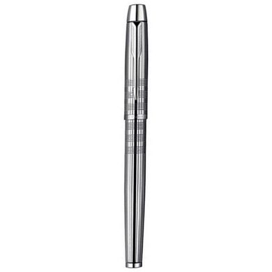 Ручка роллер Parker IM Premium Shiny Chrome Chiselled RB 20 422C