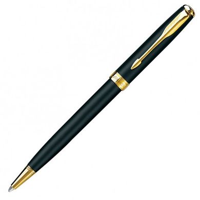 Ручка шариковая Parker Sonnet Matte Black BP 84 432 с позолотой