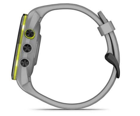 Смарт-часы Garmin Approach S70 (42 мм) с черным керамическим безелем и серым ремешком
