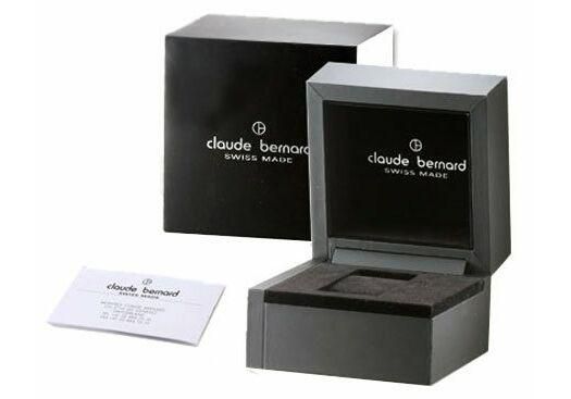 Часы наручные мужские Claude Bernard 53019 3M BUIDN кварцевые, с датой на синем циферблате, стальной браслет