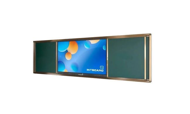 Интерактивная панель LT65 PC (Android 14) + доска раздвижная меловая