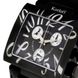 Часы наручные женские Korloff K24/199, кварцевый хронограф, черный ремешок из кожи теленка 1