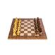SW4234J Manopoulos Walnut Burl Chessboard 34cm with Staunton wooden Chessmen 6.5cm 2