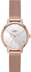 Часы наручные женские DKNY NY2817 кварцевые, "миланский" браслет, цвет розового золота, США