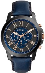 Часы наручные мужские FOSSIL FS5061 кварцевые, ремешок из кожи, США