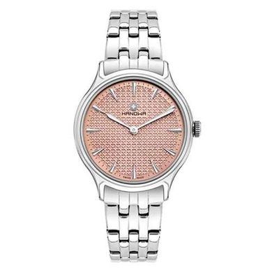 Годинники наручні жіночі Hanowa 16-7092.04.014 кварцові, на сталевому браслеті, сріблясті, Швейцарія