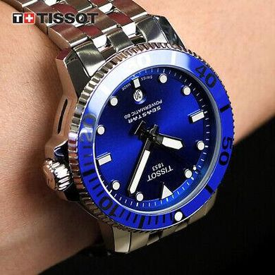 Часы наручные мужские Tissot SEASTAR 1000 POWERMATIC 80 T120.407.11.041.00
