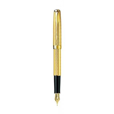 Пір'яна ручка Parker Sonnet Chiselled Gold GT FP 85 412G