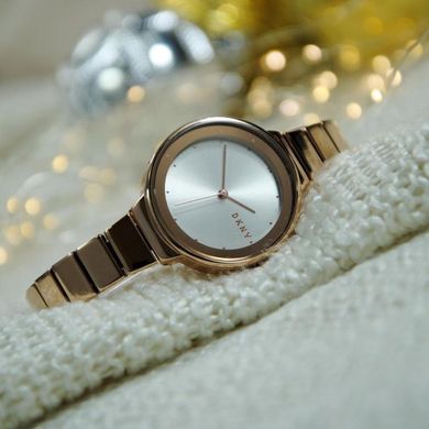 Часы наручные женские DKNY NY2695 кварцевые, цвет розового золота, США