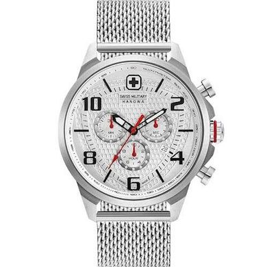 Часы наручные мужские Swiss Military-Hanowa 06-3328.04.001 кварцевые, на миланском браслете, Швейцария