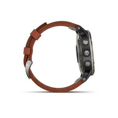 Смарт-годинник Garmin D2 Delta з коричневим шкіряним ремінцем