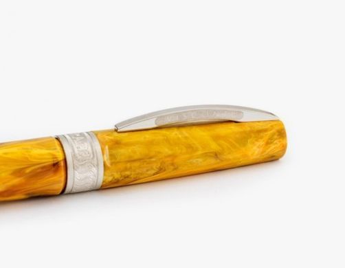 KP09-02-FPEF MIRAGE FOUNTAIN PEN AMBER STEEL EF Перьевая Ручка Visconti