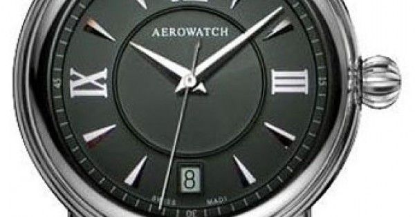 Годинники наручні чоловічі Aerowatch 24924 AA03M кварцові, з датою, на сталевому браслеті