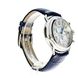 Часы наручные мужские Aerowatch 84934 AA08 с серебристым корпусом и синим кожаным ремешком 3
