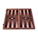 TS1K Manopoulos Handmade Wooden Backgammon Walnut Black & Oak points Combo 3