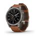 Смарт-часы Garmin Fenix 7 Pro - Sapphire Solar Edition - титановый корпус с каштановым кожаным ремешком 2