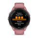 Смарт-годинник Garmin Forerunner 265s з чорним безелем, рожевим корпусом та рожево-сірим силіконовим ремінцем 4