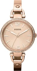 Годинники наручні жіночі FOSSIL ES3226 кварцові, на браслеті, колір рожевого золота, США