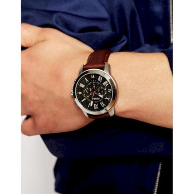Часы наручные мужские FOSSIL FS4813 кварцевые, ремешок из кожи, США