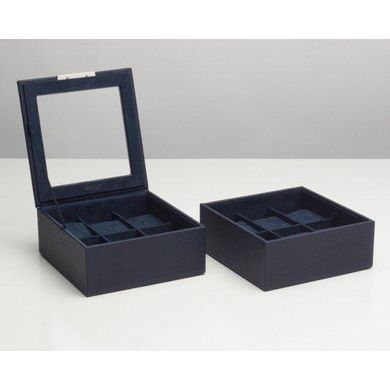 319617 Stackable Watch Tray Set 2 x 6 pcs WOLF Navy.
