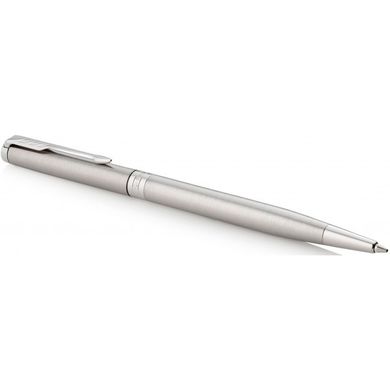 Ручка кулькова Parker SONNET 17 Slim Stainless Steel CT BP 84 231 тонка сталева, оздоблення хромом