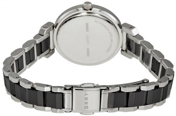 Часы наручные женские DKNY NY2590 кварцевые на браслете, сталь/керамика, США