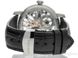 Часы наручные мужские Aerowatch 50931 AA07, механика (скелетон), черный кожаный ремешок с рисунком "крокодил" 4