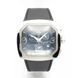 Часы наручные женские Korloff TKCD7FG, кварцевый хронограф с бриллиантами, серый кожаный ремешок 1
