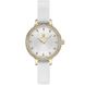 Часы наручные женские Hanowa 16-8010.02.001 кварцевые, белый ремешок из кожи, Швейцария 2