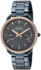 Часы наручные женские FOSSIL ES4259 кварцевые, на браслете, синие, США