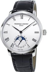 Часы наручные мужские FREDERIQUE CONSTANT SLIMLINE MOONPHASE MANUFACTURE FC-705WR4S6