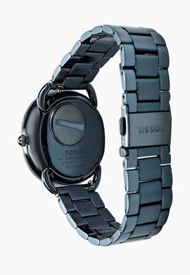 Часы наручные женские FOSSIL ES4259 кварцевые, на браслете, синие, США