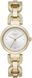 Часы наручные женские DKNY NY2850 кварцевые, браслет с фианитами, цвет желтого золота, США 1
