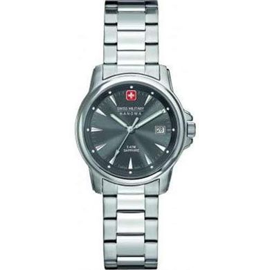 Часы наручные женские Swiss Military-Hanowa 06-7044.1.04.009 кварцевые, на стальном браслете, Швейцария