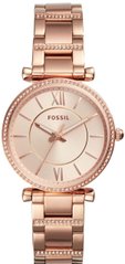 Годинники наручні жіночі FOSSIL ES4301 кварцові, з фіанітами, колір рожевого золота, США
