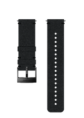Кожаный ремешок для смарт-часов SUUNTO 24 MM URB2 LEATHER STRAP BLACK/BLACK, размер M