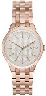Часы наручные женские DKNY NY2383 кварцевые, на браслете, цвет розового золота, США