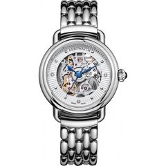 Часы наручные женские Aerowatch 60960 AA18M, механика с автоподзаводом, скелетон, стальной браслет