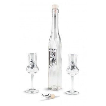 Набор из графина и двух стопок &laquo;Модерн&raquo; 16453 Artina Schnaps Set 4 pcs. "Modern" 37.5 cm