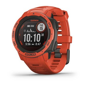 Смарт-годинник Garmin Instinct Solar Flame Red