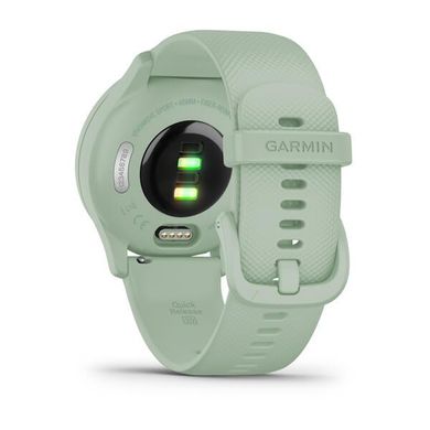 Смарт-годинник Garmin Vivomove Sport м'ятний зі сріблястим безелем та силіконовим ремінцем