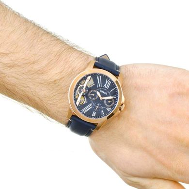 Часы наручные мужские FOSSIL ME1162 кварцевые, ремешок из кожи, США, УЦЕНКА