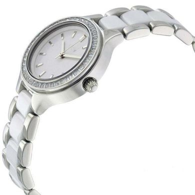 Часы наручные женские DKNY NY2494 кварцевые, с фианитами, сталь/керамика, США