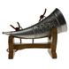 Ріг на дерев'яній підставці «Гамбрінус» 12628 Artina Drinking Horn Stand on „Gambrinus“ 19.5 cm 3